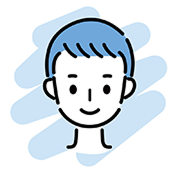 大学1年生の似顔絵イラスト