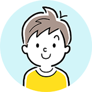 小学6年生男子の似顔絵イラスト